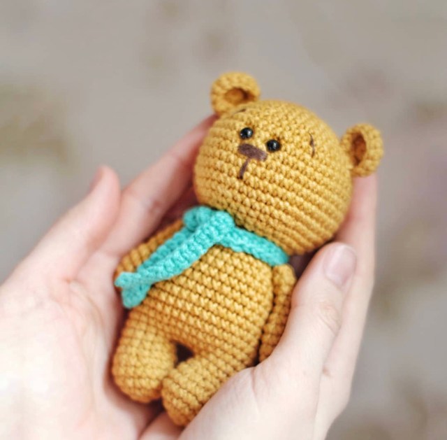 Chart móc gấu teddy mini dễ thương